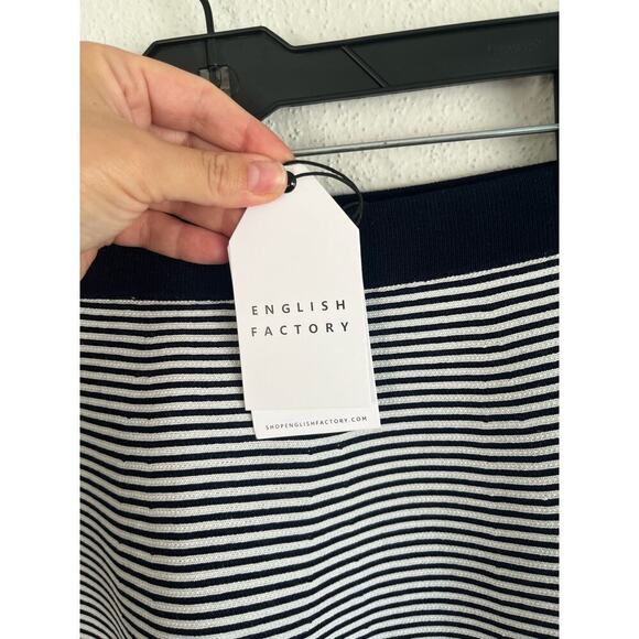 Anthropologie English Factory Woman Stripped Knit A-Line Mini Skirt, Siz… - Picture 5 of 9